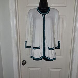 Talbots knitted cardigan size medium